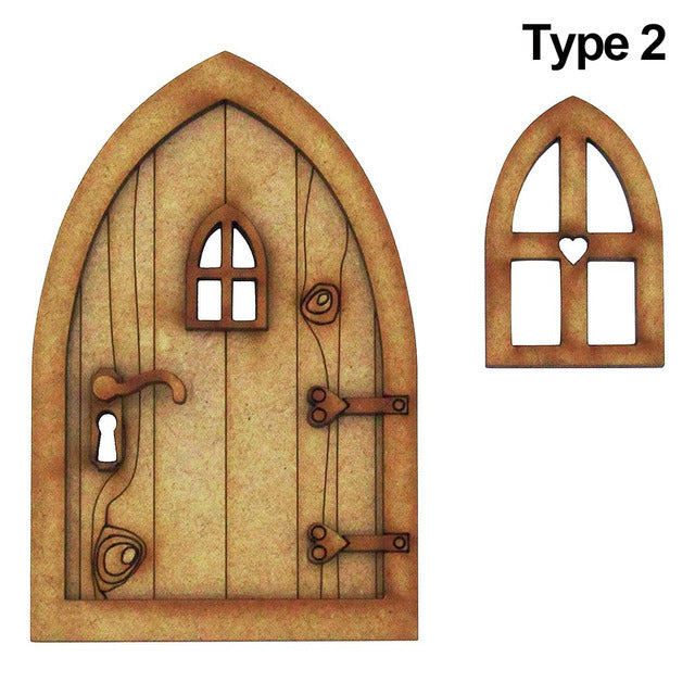 Wooden Miniature Fairy Garden Decor