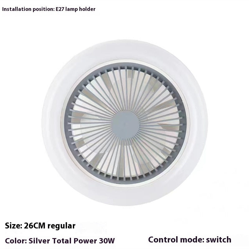 Remote Control Led Fan Light E27 Screw Adjustable Light
