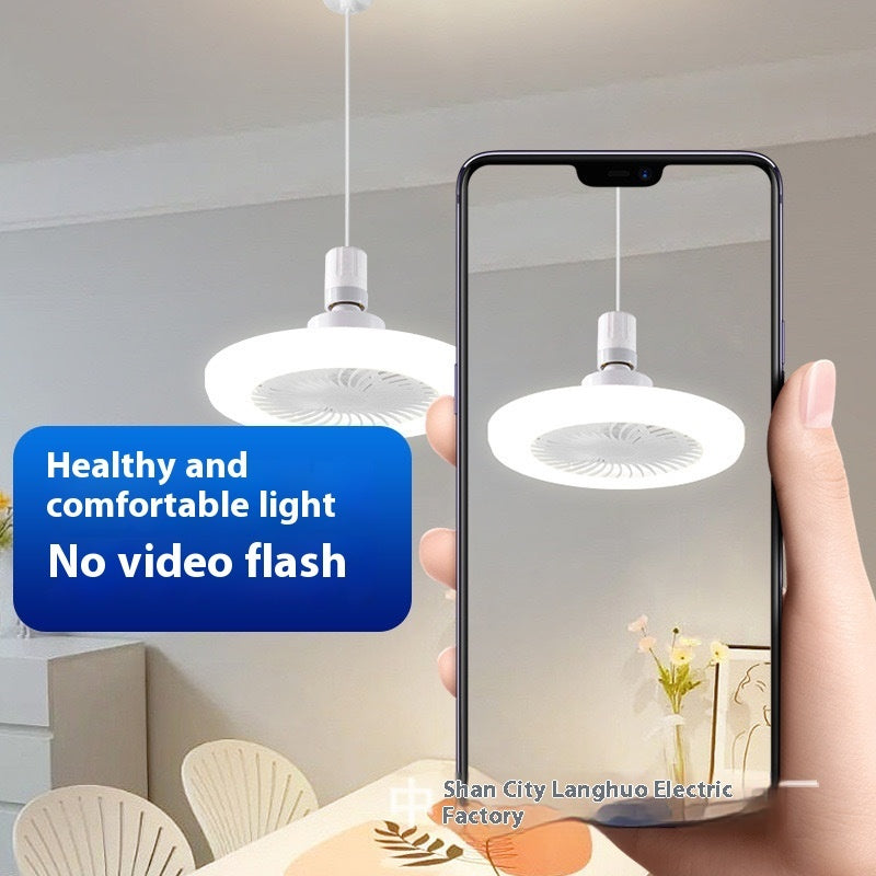 Remote Control Led Fan Light E27 Screw Adjustable Light