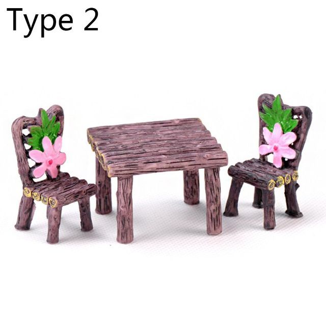 Wooden Miniature Fairy Garden Decor