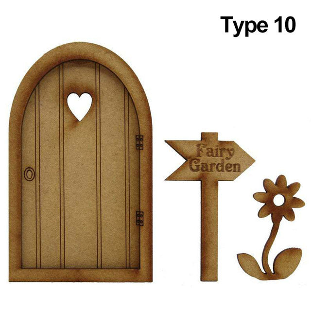 Wooden Miniature Fairy Garden Decor