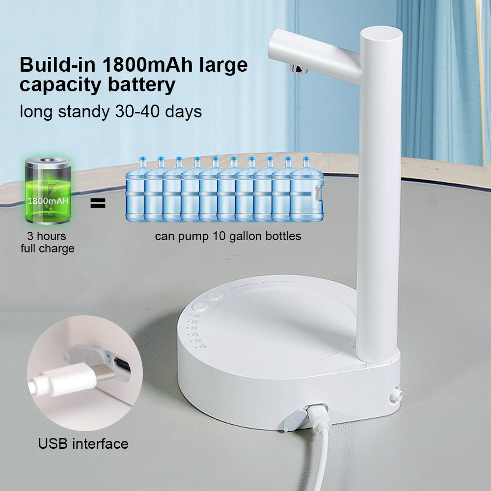 Automatic Water Bottle Dispenser Rechargeable