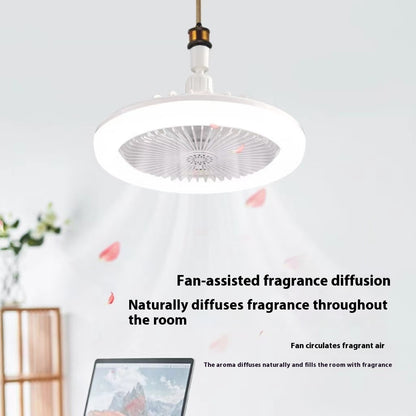 Remote Control Led Fan Light E27 Screw Adjustable Light