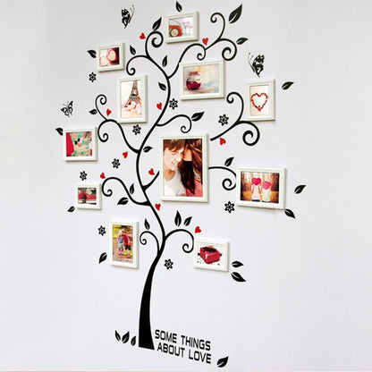 DIY Family Photo Frame Tree Wall Stickers