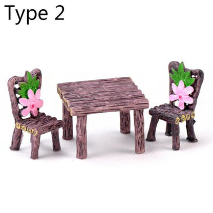 Wooden Miniature Fairy Garden Decor